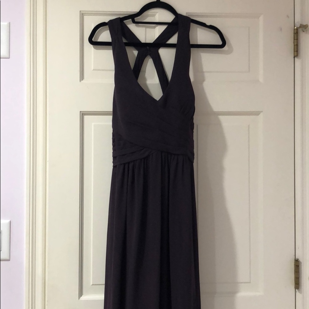 Purple prom dress